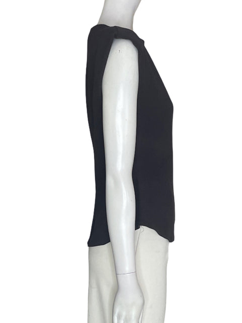 Blusa Zara Sin mangas Liso Marrón - Talla M