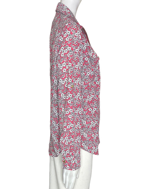 Camisa Michael Kors Manga larga Botones Rojo - Talla M