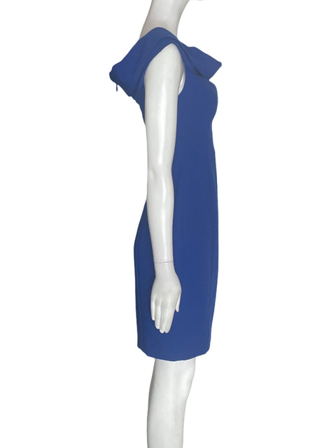 Vestido Black Halo Midi Sin mangas Azul - Talla 4