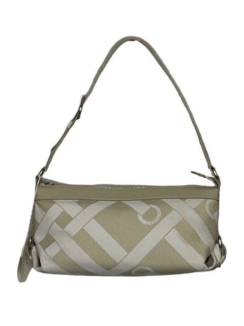 Cartera Lancel Baguette Jaquard Estampado Beige - Talla U