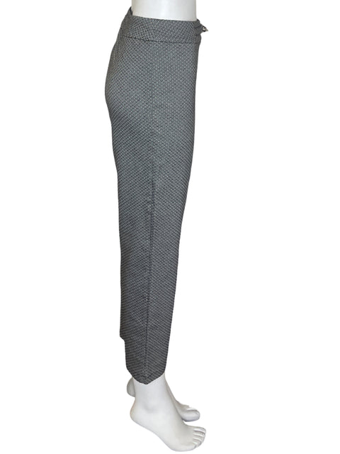Pantalón Zac & Rachel Ajustado Estampado Negro - Talla 8