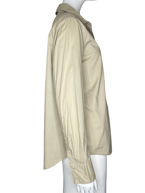 Camisa Banana Republic de Algodón Manga larga Beige - Talla S
