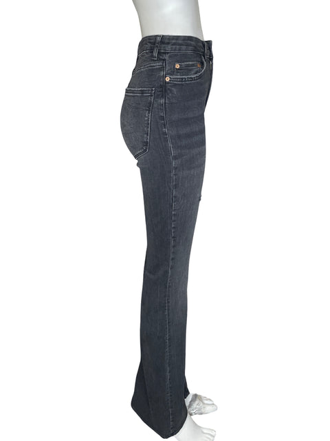 Jean Zara de Algodón Palazzo Negro - Talla 2