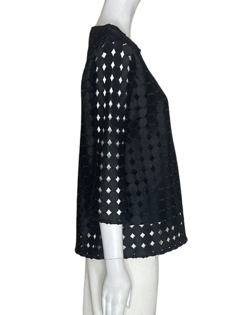 Blusa Tesoro Tps Troquelado Manga larga Negro - Talla S