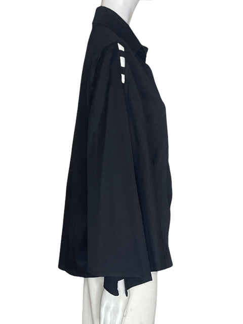 Camisa Duma & Co de Algodón Manga larga Liso Negro - Talla M