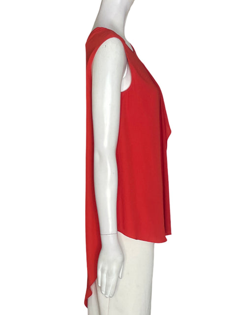 Blusa Tesoro Tps Asimétrico Sin mangas Naranja - Talla S