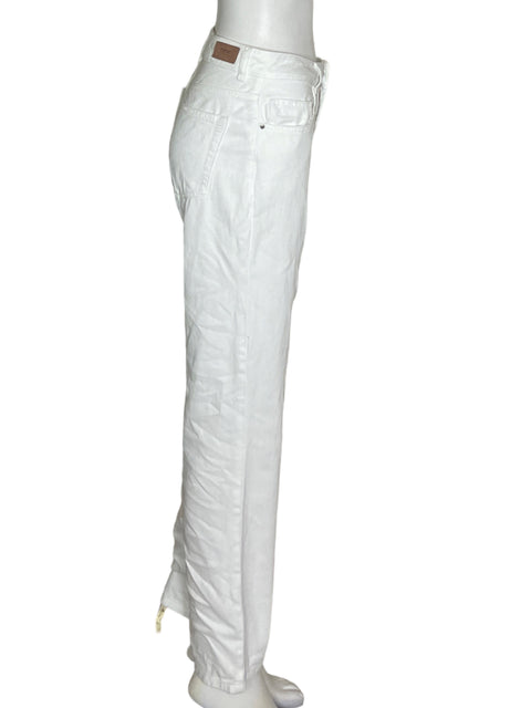 Pantalón Esprit Recto Ajustado Blanco - Talla 4
