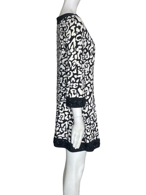 Vestido Internacional Concepts Pedreria Midi Negro - Talla M