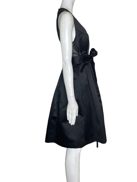 Vestido Maxandcleo Cuello v Sin mangas Negro - Talla 8