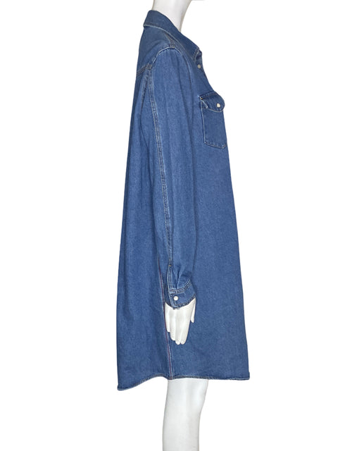 Vestido Tommy Hilfiger Midi Manga larga Azul - Talla 12