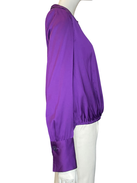 Blusa Vicolo Cruzado Satinado Morado - Talla M