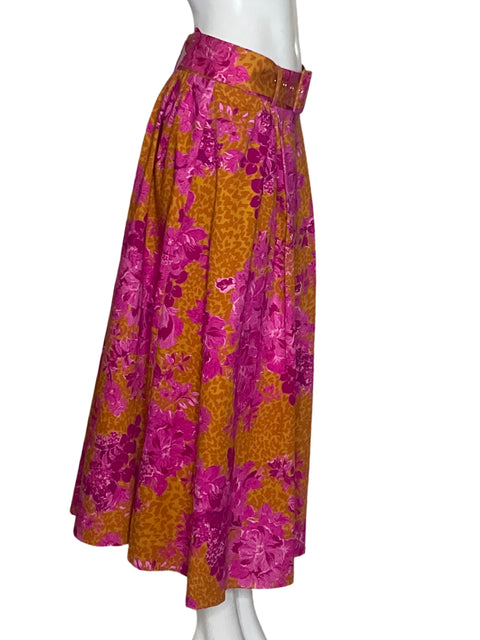 Falda Ted Baker de Algodón Rosado - Talla 2