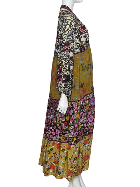 Kimono Conditions Apply de Algodón Amarillo - Talla U