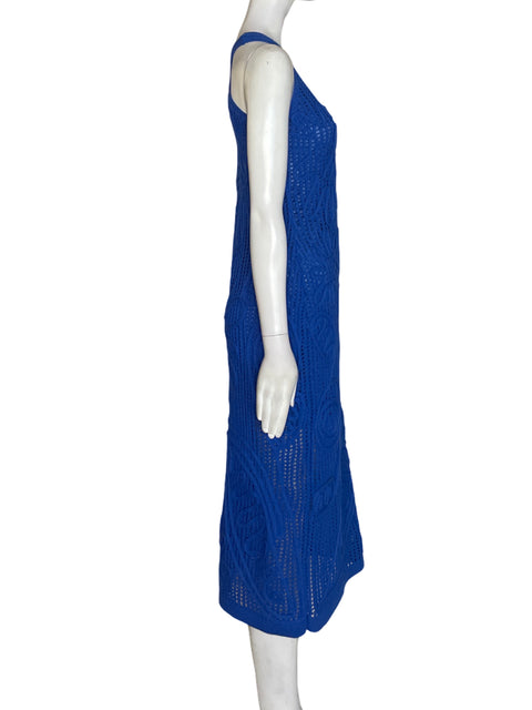 Vestido Tesoro Tps de Algodón Punto Maxi Azul - Talla S