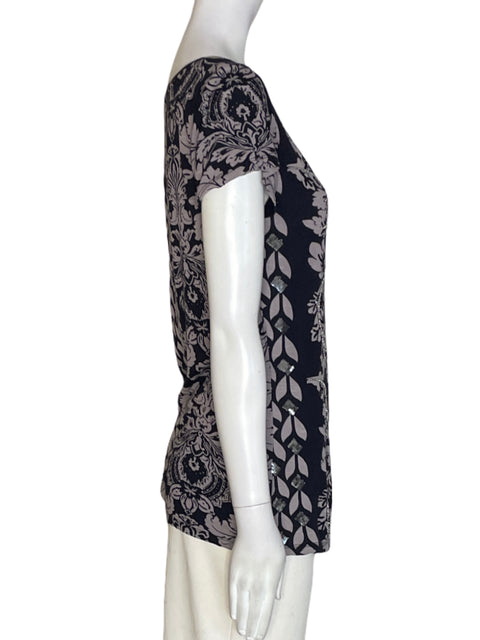 Blusa Desigual Estampado Manga corta Negro - Talla S