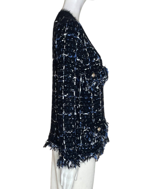 Chaqueta Vici Botones Cuello v Negro - Talla XS