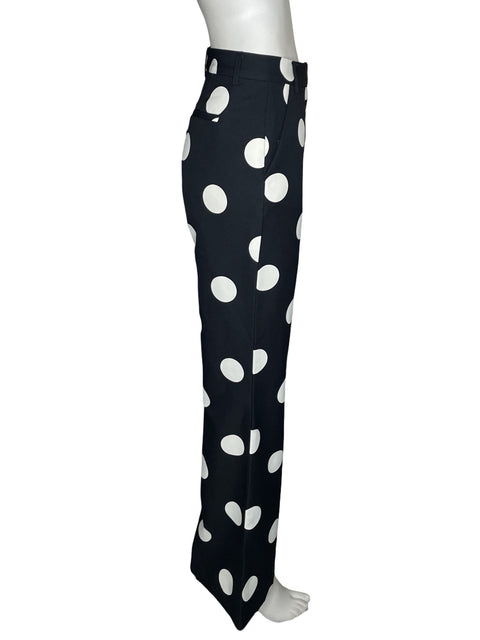 Pantalón Ovi Palazzo Lunares Negro - Talla S