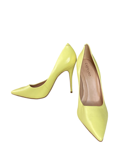 Tacón Carrano Tacón alto Amarillo - Talla 10