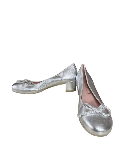 Sandalia Pretty Ballerinas Punta redonda Plateado - Talla 41
