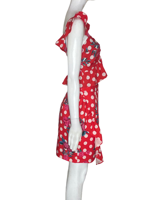 Conjunto Dygarni Falda/blusa Estampado Naranja - Talla M