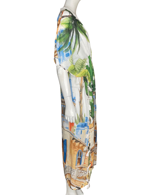 Vestido Milonga Cover-up Maxi Verde - Talla U