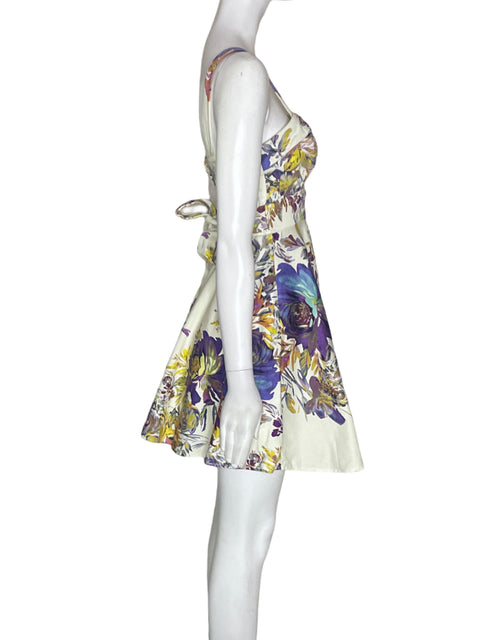 Vestido Ixia Estampado Tiras Blanco - Talla S