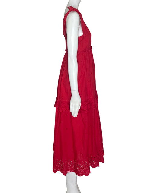 Vestido Zara Tiras Maxi Rojo - Talla XS