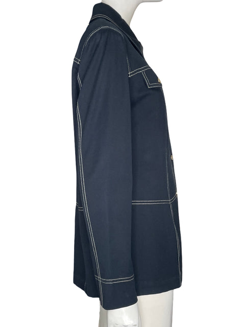 Chaqueta St. John Sport By Marie Gray Denim Azul - Talla S