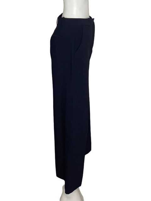 Pantalón Zara Recto Palazo Negro - Talla S
