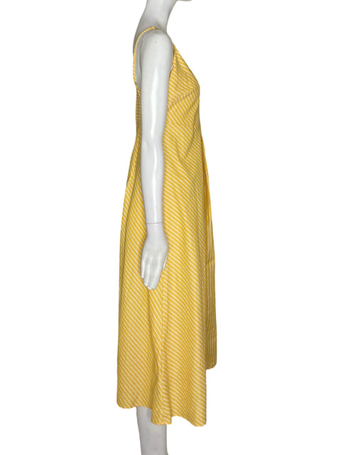 Vestido Mng Tiras Maxi Amarillo - Talla S
