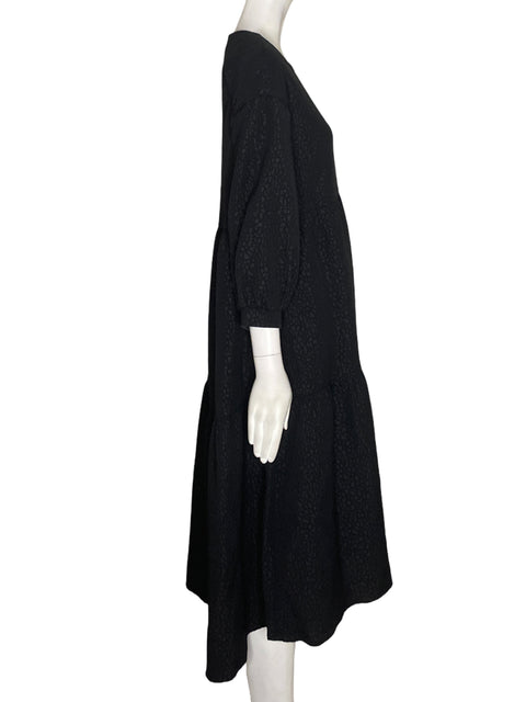 Vestido Zara Manga larga Maxi Negro - Talla XS