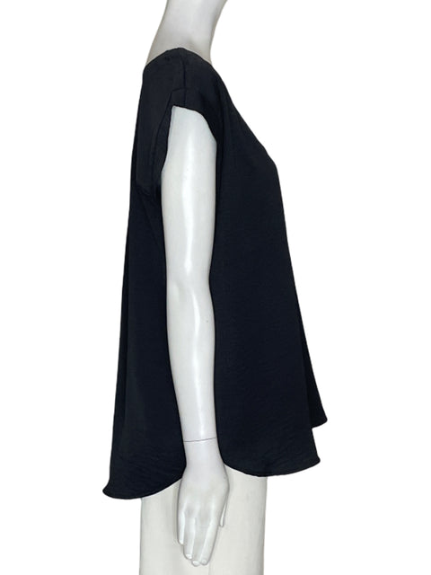 Blusa Loft Texturizado Sin mangas Negro - Talla M
