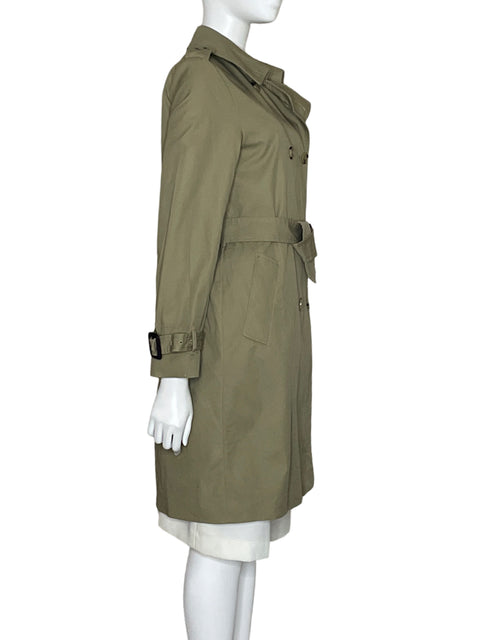 Chaqueta Mango de Algodón Beige - Talla S