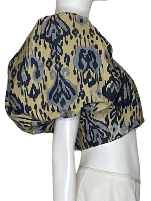 Top Padova de Algodón Estampado Blanco - Talla S