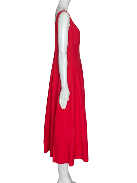 Vestido Astr The Label Liso Tiras Rojo - Talla M