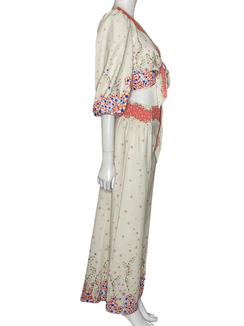 Conjunto Revolve By Agua Bendita Estampado Rosado - Talla S