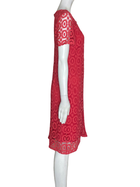 Vestido Phase Seven Tejido Manga corta Rosado - Talla 8