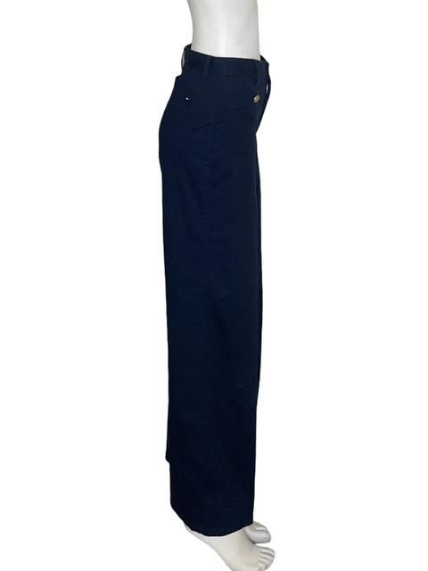 Pantalón Tommy Hilfiger Recto Wide-leg Azul - Talla 32