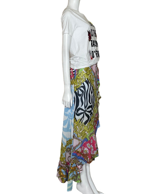 Conjunto Pierre Cardin de Algodón Estampado Azul - Talla M