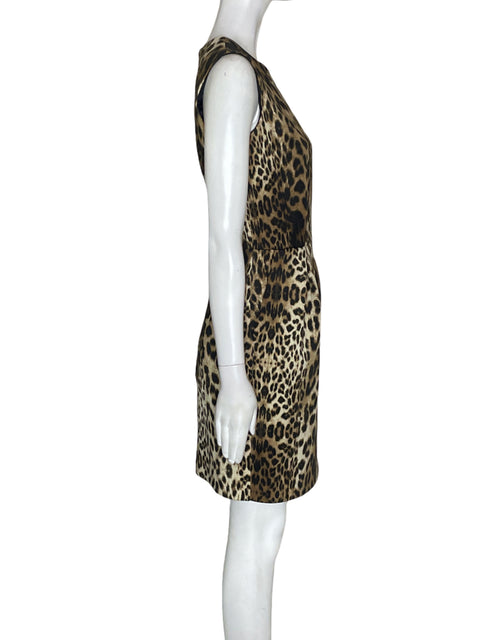Vestido Pedro Del Hierro Estampado Mini Marron - Talla 2