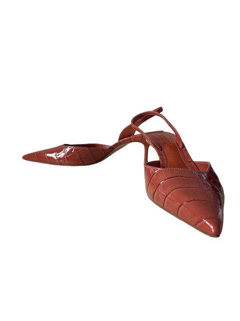 Zapato Schutz Punta cerrada Destalonado Marrón - Talla 7