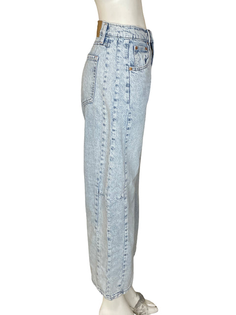 Pantalón Aeropostale de Algodón Barrel jean Azul - Talla 4