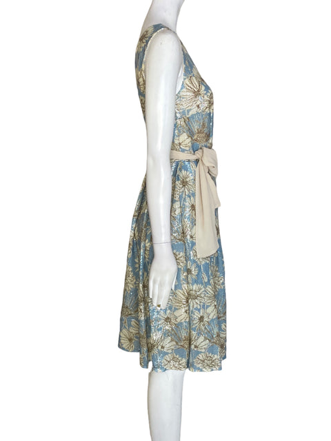 Vestido Stilcorf Estampado Sin mangas Azul - Talla 42