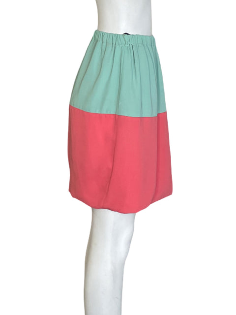 Falda Elisabetta Franchi Bicolor Mini Rosado - Talla 42
