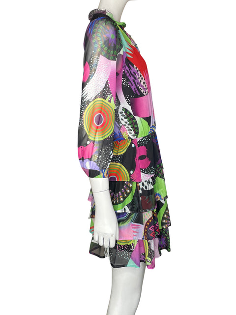 Vestido Desigual Vuelos Morado - Talla M
