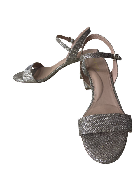 Zapato Cole Haan Destalonado Brillo Plateado - Talla 9.5