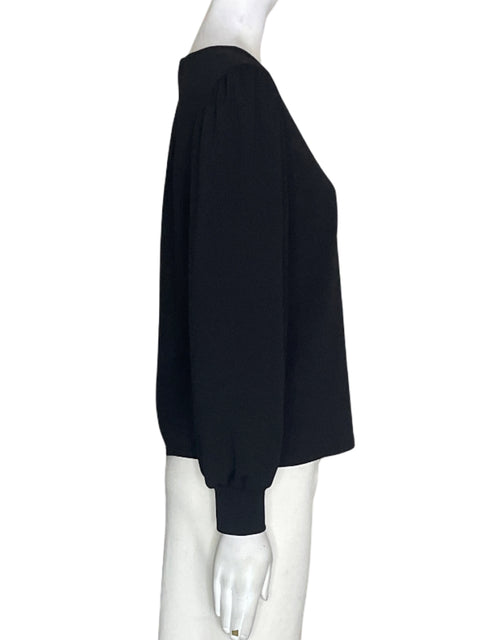 Blusa Express Liso Abullonado Negro - Talla M