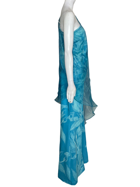 Conjunto Felipe De La Pava Pantalón/blusa Suelto Azul - Talla M