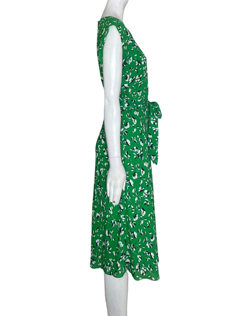 Vestido Ralph Lauren Estampado Floral Verde - Talla 4