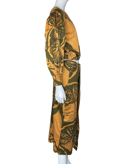 Conjunto Padova de Algodón Mangas abullonadas Verde - Talla S